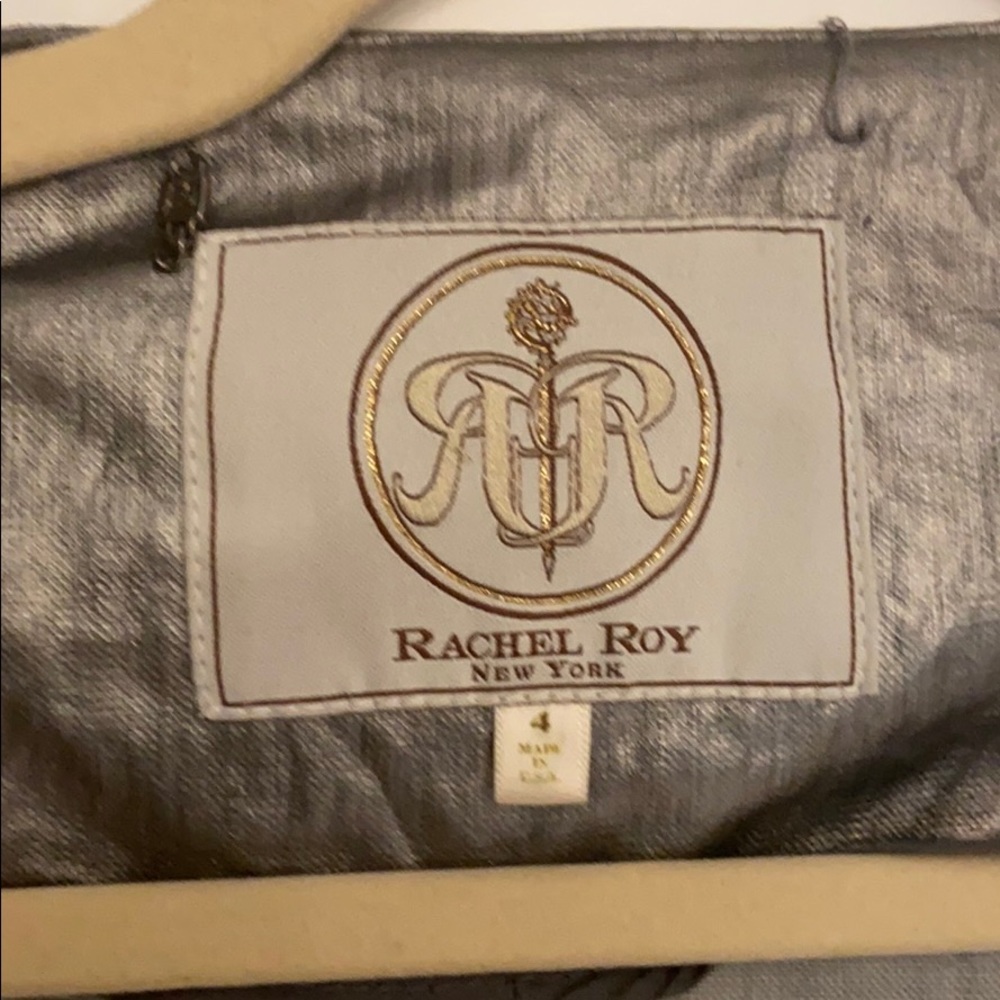 Rachel Roy silver cropped jacket - Picture 3 of 7